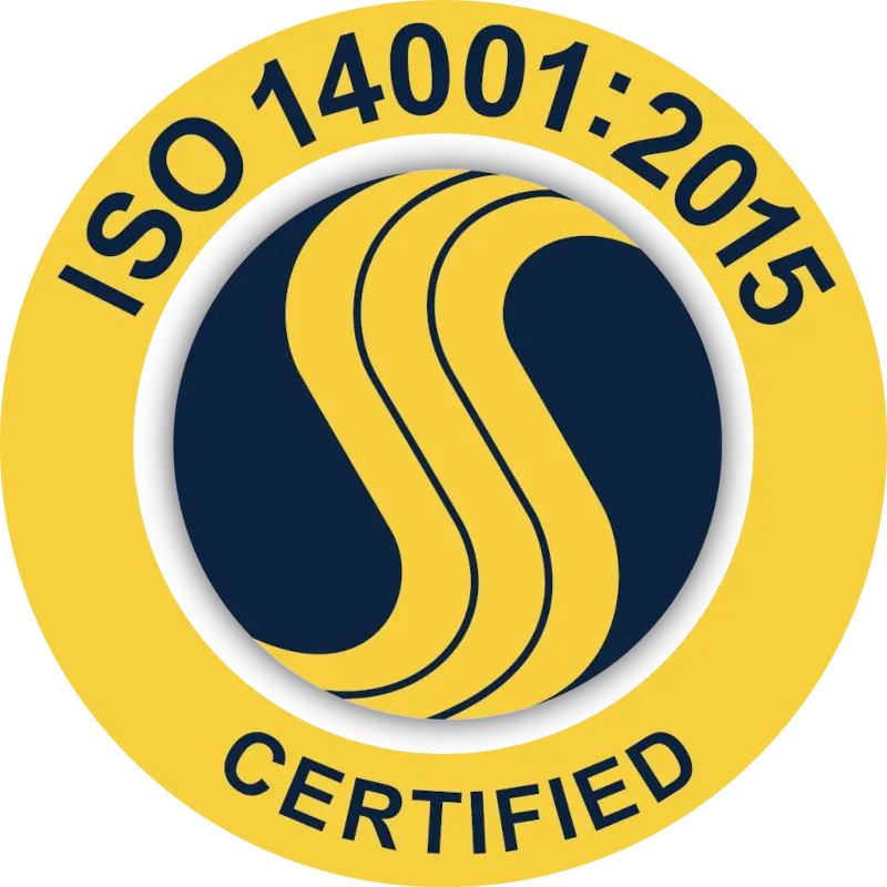 ISO 14001 Certified.