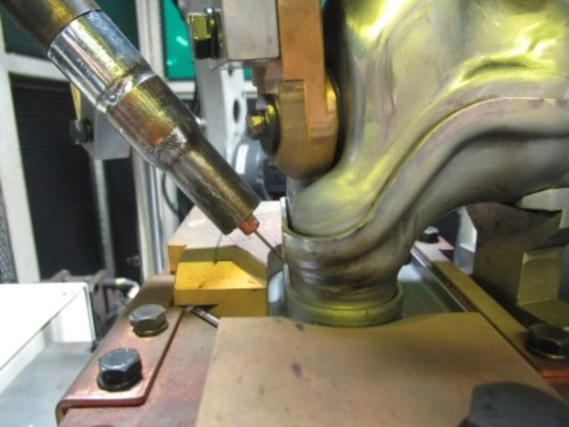 Precision Welding on a product.